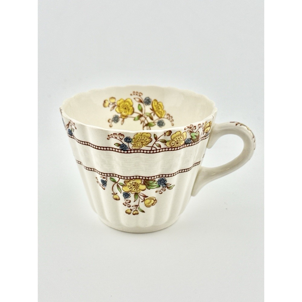 Spode‎ Buttercup Teacup Copeland England Vintage Floral Tea Cup K